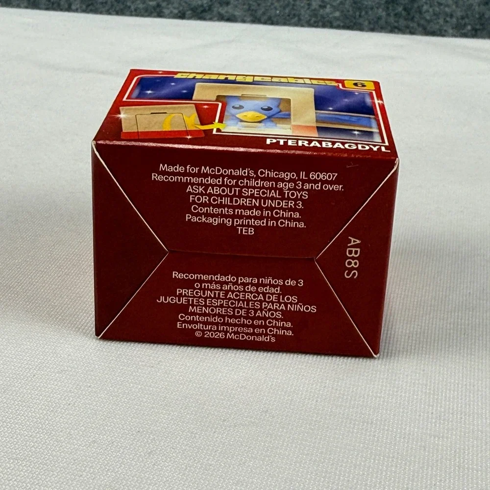McDonalds Changeables 2024 Pterabagdyl Transforming Happy Meal‎ Toy #6 New Box